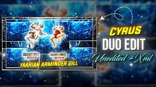 ✨YAARIAN ARMINDER GILL | DUO GIRLS BEST FRIEND EDITZ💖 |UNEDIT MASKING WITH XML | PUBG LOBBY EDITZ 😍