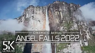 【5K】🇻🇪 Angel Falls from Above 🔥 WORLDS TALLEST WATERFALL 2022 🔥 Venezuela Cinematic Aerial&trade; Drone