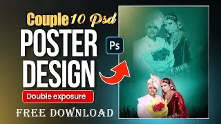 Double Exposure Effect - Photoshop Tutorial | Double exposure editing step by step in hindi l 10 Psd