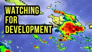 Strong Tropical Wave shifts West...