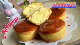 🔥 SERNICZKI Z AIRFRYERA &ndash; puszyste jak chmurka! 😍 Gotowe w kilka minut 😲