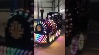new design amusement park electric track train rides or sale