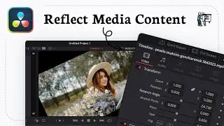 Как отразить изображение в DaVinci Resolve (горизонтальное отражение)