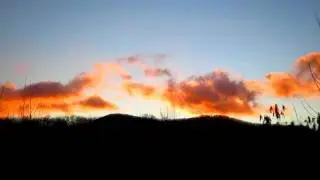 Time Lapse - Very Cold Morning Clouds Dancing in the Sunrise