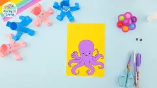 How to make a clumsy octopus craft (simple version)