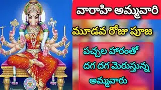 vaaraahi navaraatri 3rd day pooja @netitharamillalu