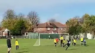 Sporting Football Club u12.s free kick.