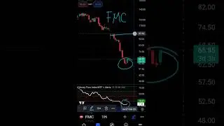 FMC stock on the week chart is reversal? #ideastock #stocks #spy #FMC