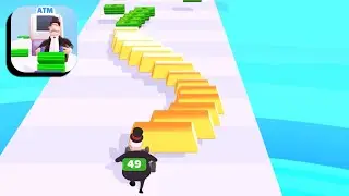 Atm Rush 🌈🤑💚 Gameplay (Android, iOS) All Levels AR1GP1