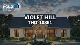 Modern One Story Ranch Plan 10851