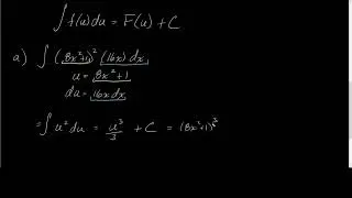 Calc 1: 5.5 - Integration by Substitution (U-Sub)