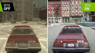 GTA IV: 2008 vs 2023 Remastered Graphics Comparison - GTA IV on RTX&trade; 3090 Maxed-Out