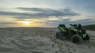 Weekendowe quadowanie 2 #polaris #scrambler #quad #dronevideo #fpv #sunset 