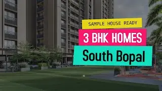 3BHK Sample Apartment Tour in South Bopal | Eklingji Satvam #3bhk #samplehouse