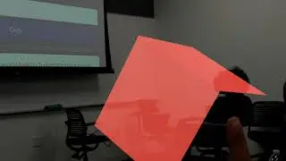 Magic Leap Workshop at USC -- ML1 Gesture Test