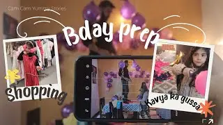 आज तो हद Ho Gai🫨, काव्या के ड्रामे | Birthday Prepration | #vlog #familytime #celebration #food #mom
