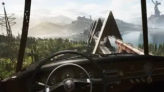 Atomic Heart Intro sequence Car ride descent