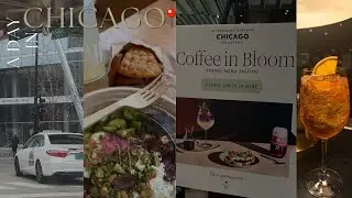 vlog: travel to Chicago | private Starbucks event | CAVA for the first time!