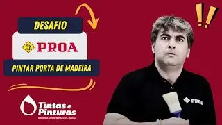 Como pintar uma porta de madeira com Proalac - Tintas e Pinturas