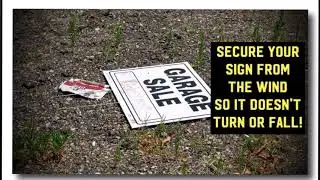Garage Sale Tips for signs
