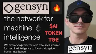 $AI - GENSYN AI TOKEN TGE CRYPTO COIN HOW TO BUY AI NEW ETHEREUM BLOCKCHAIN MAINNET L2 ETH CHAIN