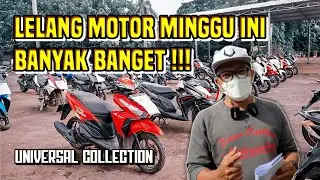 LELANG MOTOR MINGGU INI BANYAK BANGET!!! MURAH MURAH BUKAN BERARTI MURAHAN || UNIVERSAL COLLECTION
