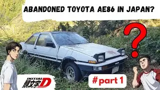Did I find abandoned Toyota Trueno Sprinter AE86? Part 1