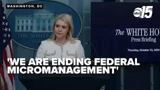 FULL: White House defends Trump's decision to dismantle the Department of Education