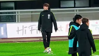 한국 파나마 축구 하프타임 황의조 몸풀기 직캠