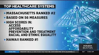Massachusetts health care system ranked second in the country