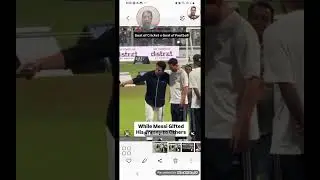 Lionel Messi visit Mumbai Wankhede Stadium.  Sachin Tendulkar gifts him T-Shirt having No.10. Part 3
