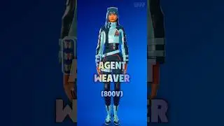 포트나이트 '위버 요원' 신규 스킨 리뷰('AGENT WEAVER' Fortnite New skin 4K Showcase)(フォートナイ 'エージェント・ウィーバー')