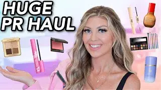 HUGE PR HAUL UNBOXING! MAKEUP AND SKINCARE LAUNCHES!