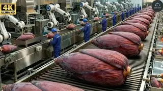 100,000 LB Per Day &ndash; The INSANE Speed of Modern Banana Blossom Factory