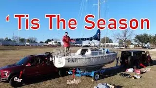 We Competed in a Boat Parade for the Holidays!