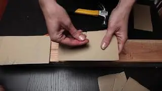 HOW TO Hammer Nails Safely with Cardboard DIY
