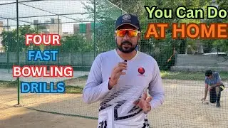 Vlog 47 || Fast Bowling Drills That You Can Do Alone At Home