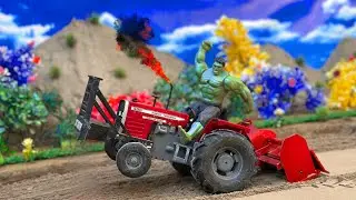 DIY Mini Tractor with Rotavator | Homemade Farming Machine Science Project@TopMinitractor78 