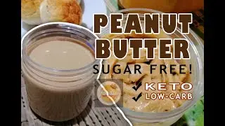 Homemade Keto Lowcarb Peanut Butter in 1 Minute using blender Only | FoodieWhoop