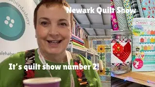 Newark Quilt Show| Amazing quilts | Traders behind the scenes!