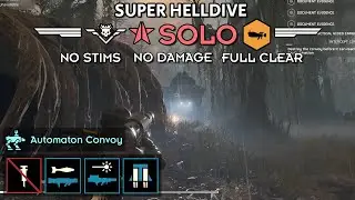 Helldivers 2 - Commando: Acquire Evidence (Super Helldive Solo / No Stims, No Damage)