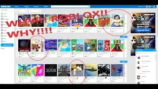 I HATE THE ROBLOX NEW GAMES PAGE!