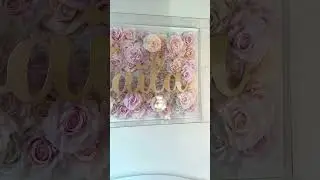 Nursery flower frame, nursery baby #babygirl #nursery #flowerframe #diy #diyflower