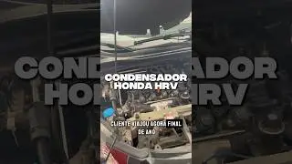 Vazamento no condensador Honda HRV, removendo o para choque #arcondicionadoautomotivo