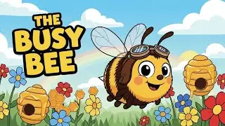 The Busy Bee 🐝 | Kids Learning Song About Bees & Nature | Happy Tales & Tunes