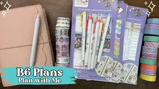 This is a long one!! Grab a cuppa and plan along. B6 Plans - Plan with Me - Shine Sticker Studio