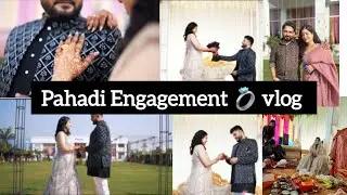 Traditional Pahadi Engagement 💫 | Priya&rsquo;s Ring Ceremony Highlights | Family Vlog India #engagement  