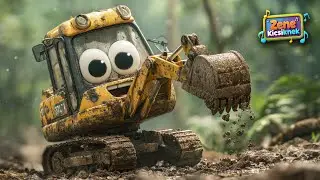 Markó-Markó Markoló 🚜 | Új, felújított verzió | Markolós, hangutánzós dal gyerekeknek