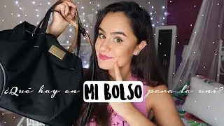 ¿Qué hay en mi bolso para la Universidad?