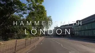 4K Hammersmith (London, UK) Car Drive